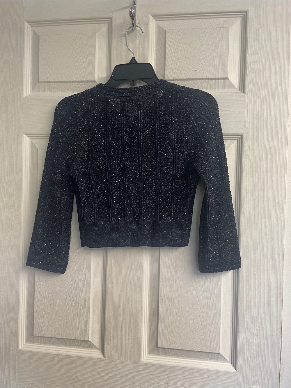 Strass Knit Cropped Cardigan - Picture 5 of 6